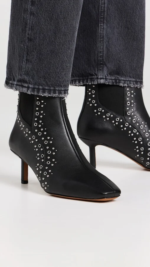 3.1 Phillip Lim Nell 65mm Mid Calf Bootie W Eyelets - Image 3