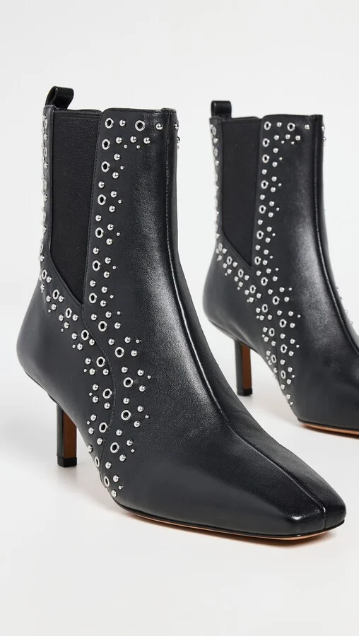 3.1 Phillip Lim Nell 65mm Mid Calf Bootie W Eyelets - Image 5