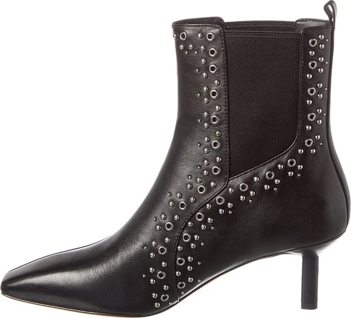 3.1 Phillip Lim Nell Mid-Calf Leather Bootie - Image 2