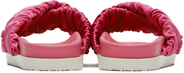 3.1 Phillip Lim Pink Crossover Pool Slides - Image 2