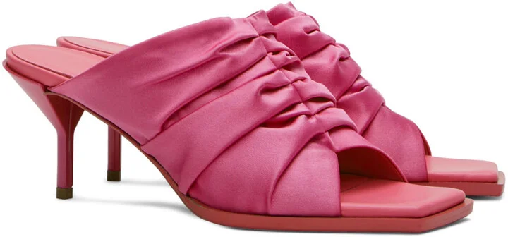 3.1 Phillip Lim Pink Georgia Heeled Sandals - Image 4