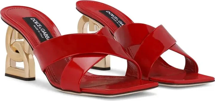 3.5 75mm Patent Leather Mules - Image 2