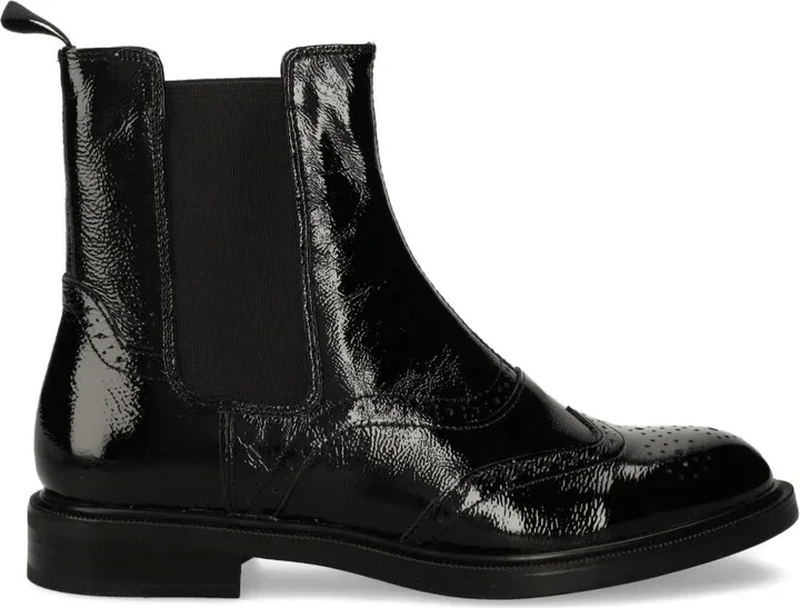 30mm Amina patent leather Chelsea boots