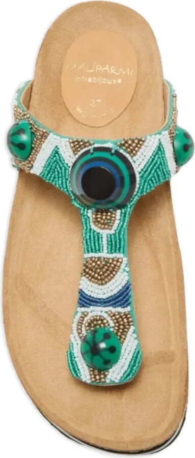 30mm Beaded Platform Sandals - Image 3