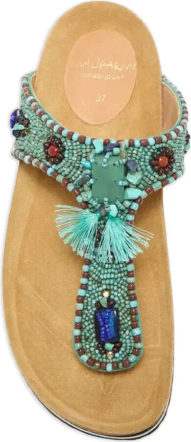 30mm Beaded Platform Sandals - Image 3