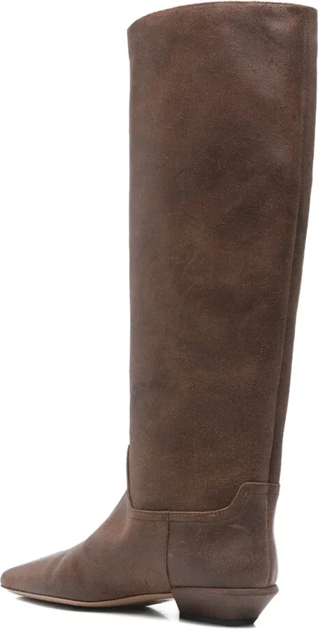 30mm Bettina leather pointed-toe boots - Image 3