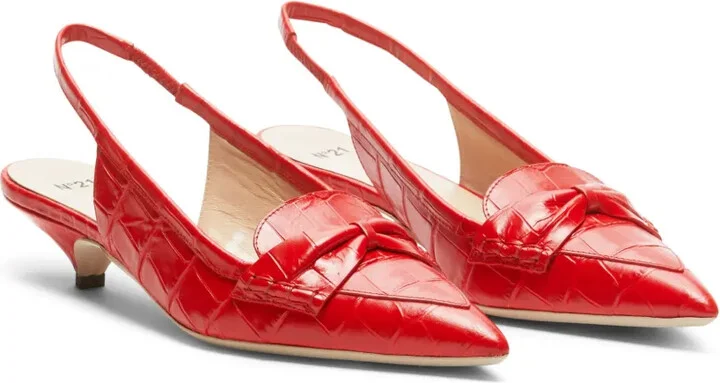 30mm Bow Slingback Pumps - Image 2
