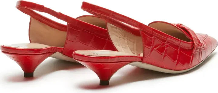 30mm Bow Slingback Pumps - Image 3
