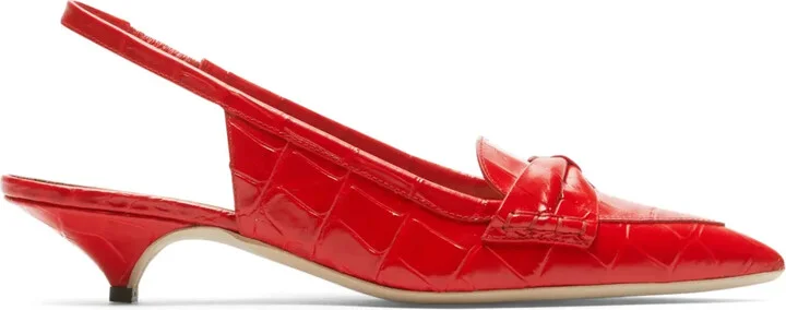 30mm Bow Slingback Pumps