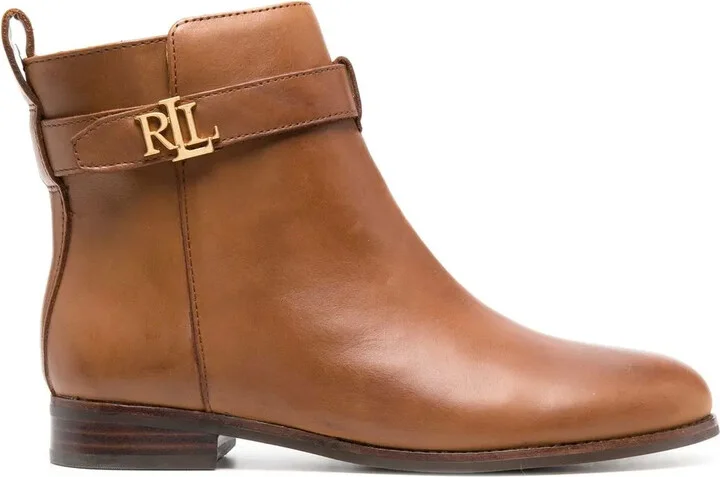 30mm Briele leather ankle boots