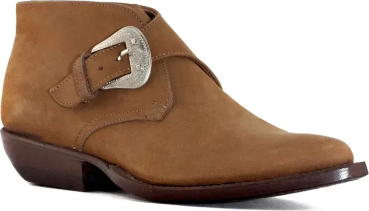 30mm Buckle-Fastening Suede Boots - Image 2