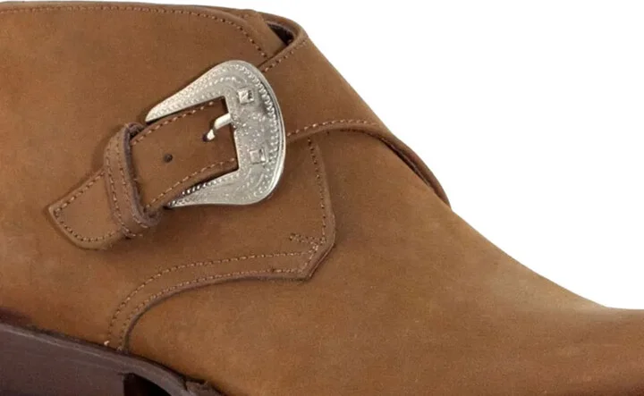 30mm Buckle-Fastening Suede Boots - Image 5
