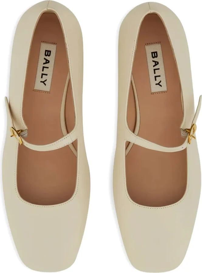 30mm Buckle-Strap Leather Pumps - Image 4