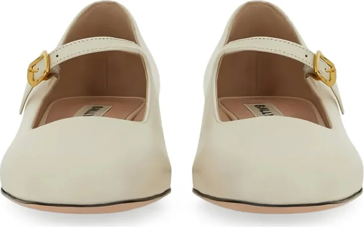 30mm Buckle-Strap Leather Pumps - Image 5