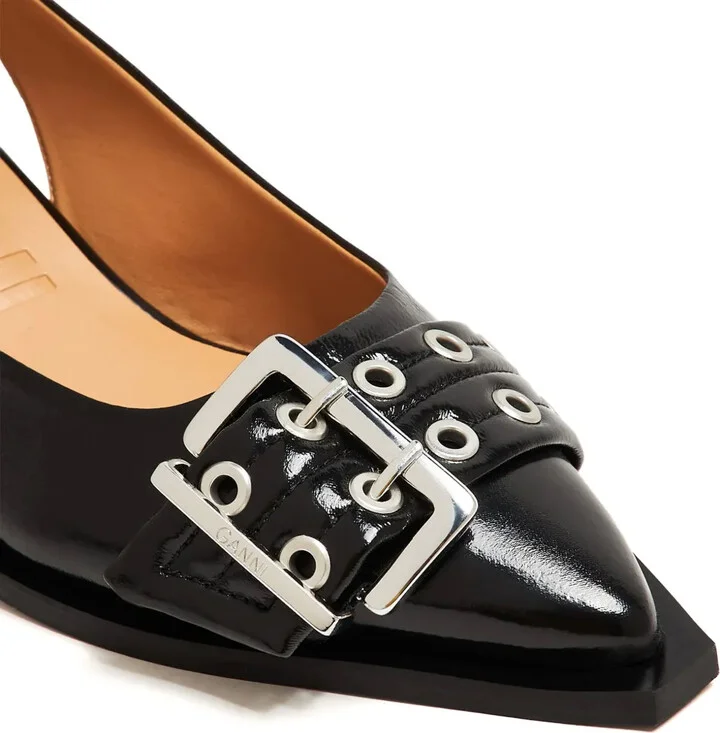 30mm Buckled Slingback Pumps - Image 2