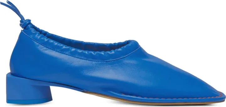 30mm Candace leather heeled pumps