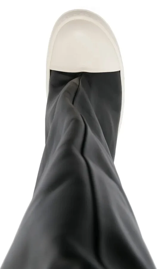 30mm Contrast-Toe Thigh-High Boots - Image 4