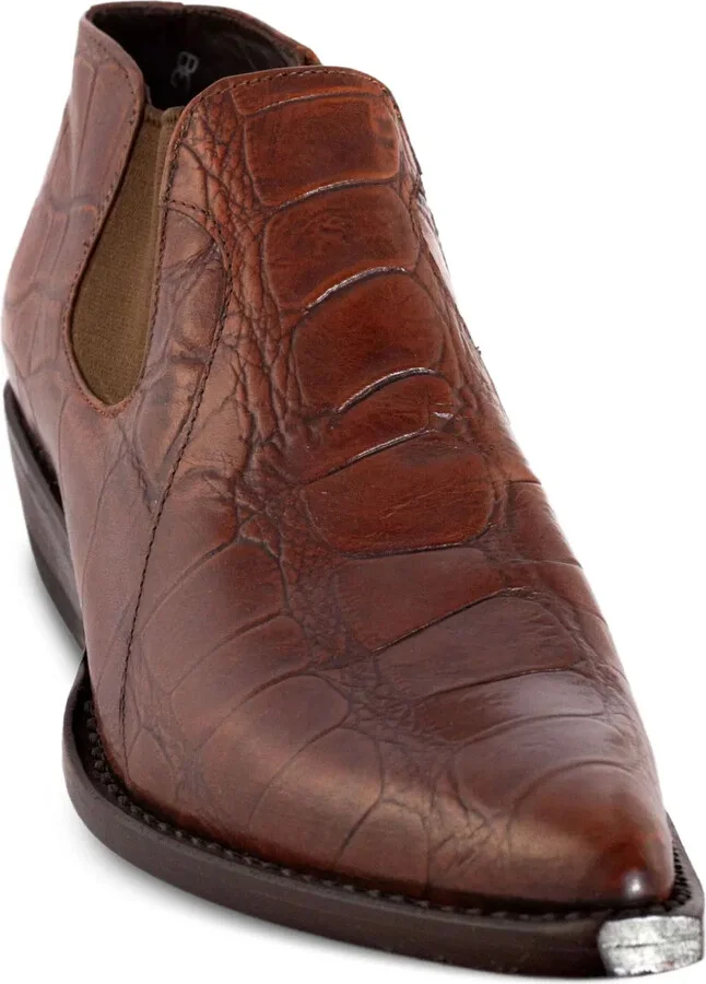 30mm Crocodile-Print Slip-On Boots - Image 2