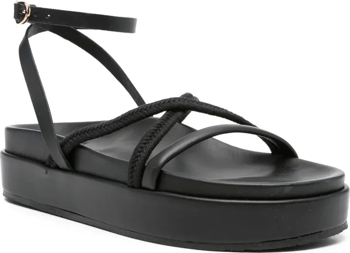 30mm Crossover Platform Sandals - Image 2