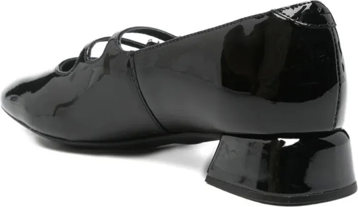 30mm Daiss patent-leather buckled pumps - Image 3