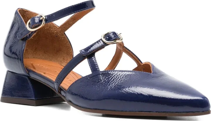 30mm Double-Buckle Heeled Pumps - Image 2