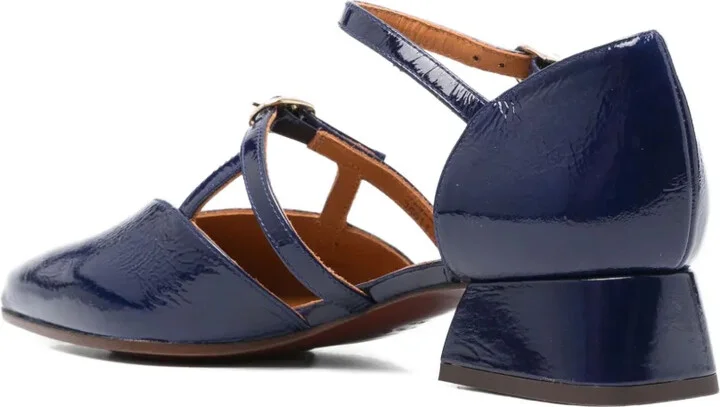 30mm Double-Buckle Heeled Pumps - Image 3