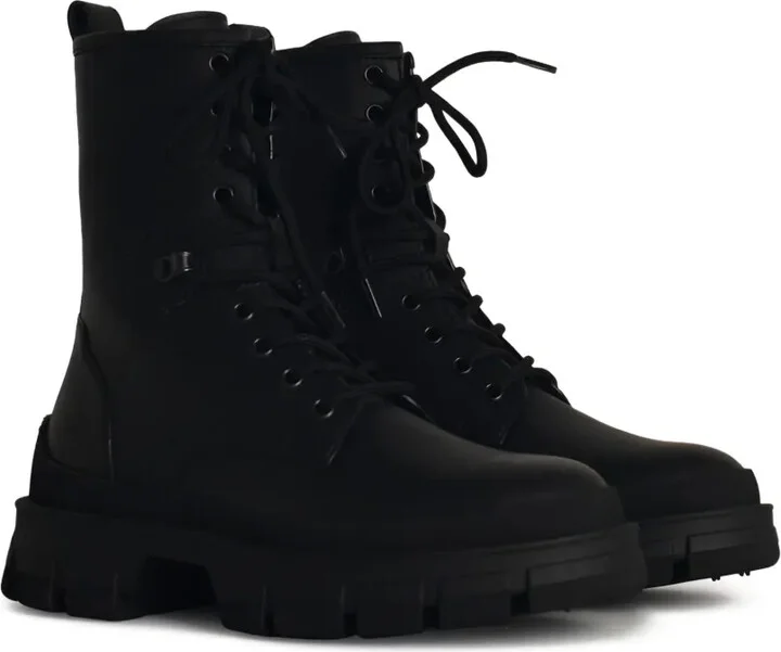 30mm Hevea lace-up platform boots - Image 2