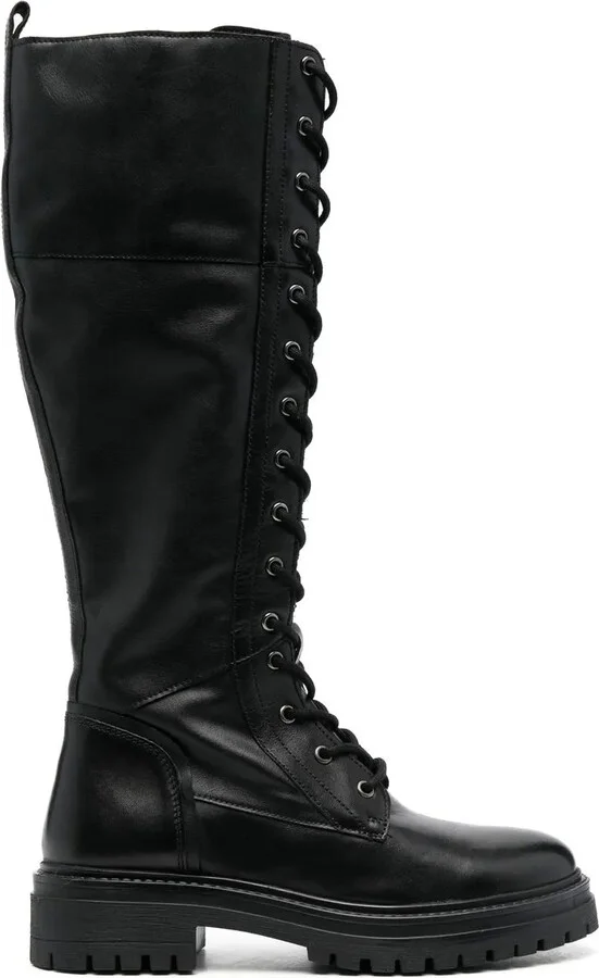 30mm Iridea leather calf boots