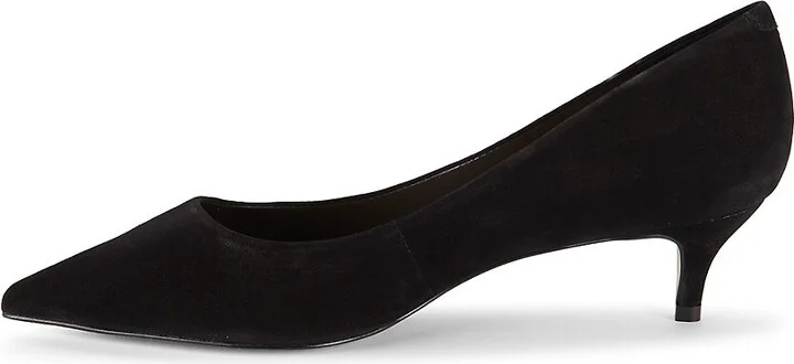 30MM Kitten-Heel Leather Pumps - Image 4