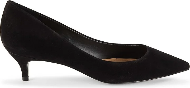 30MM Kitten-Heel Leather Pumps
