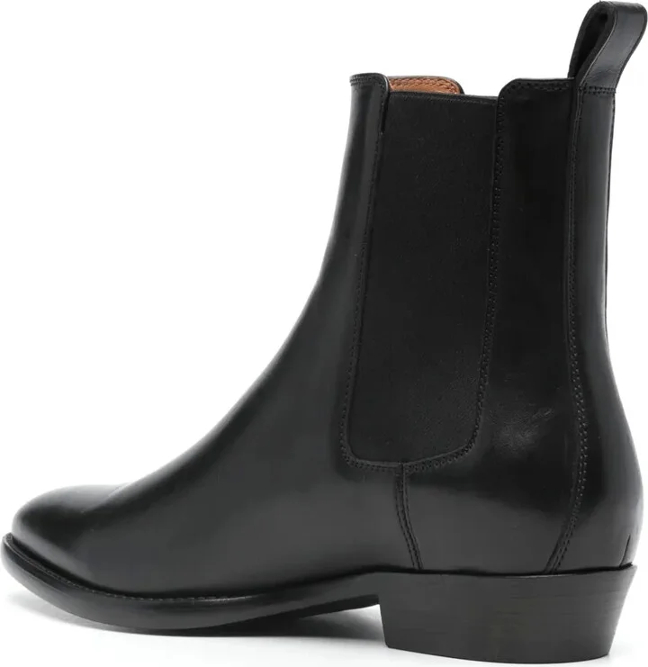 30mm Leather Ankle Boots - Image 3