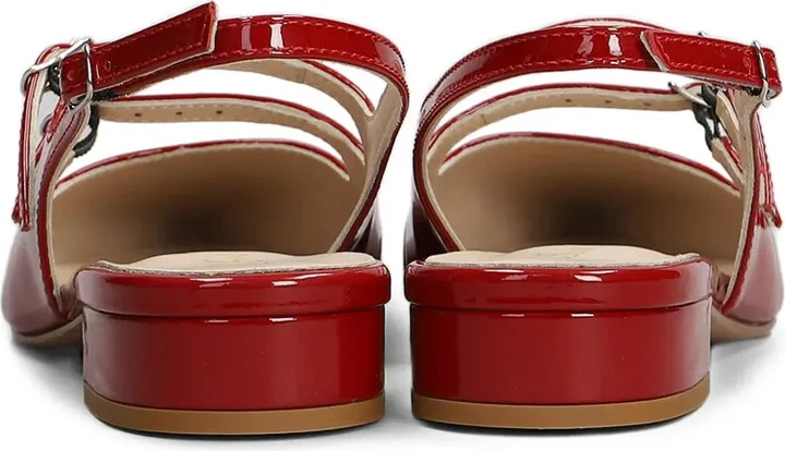 30mm Leather Ballerina Shoes - Image 3