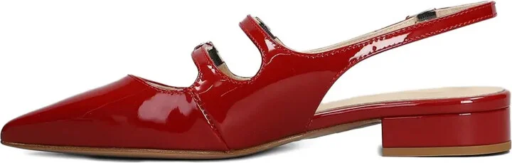 30mm Leather Ballerina Shoes - Image 4