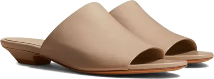 30mm Leather Slide Sandals - Image 2