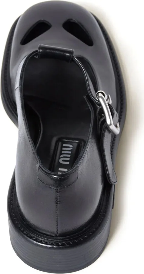 30mm leather T-bar shoes - Image 3