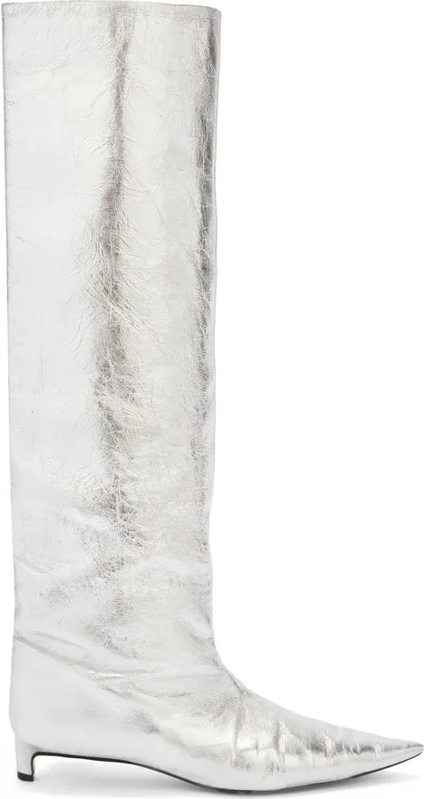 30mm Metallic Knee Boots