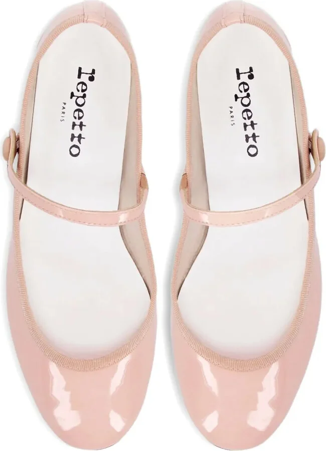 30mm Patent Leather Button-Fastening Heeled Pumps - Image 2