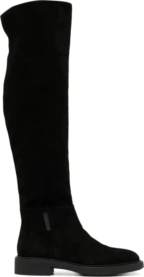 30mm Round-Toe Leather Boots