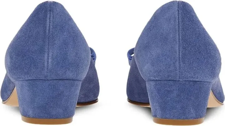 30mm Vara Bow suede pumps - Image 3