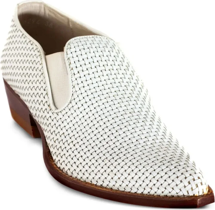 30mm Woven Leather Slip-On Boots - Image 4