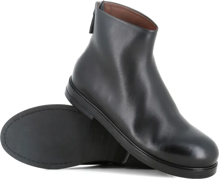 30mm Zucca Zeppa leather ankle boots - Image 5