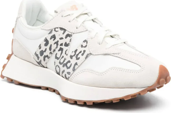 327 Leopard-Print Lace-Up Sneakers - Image 2