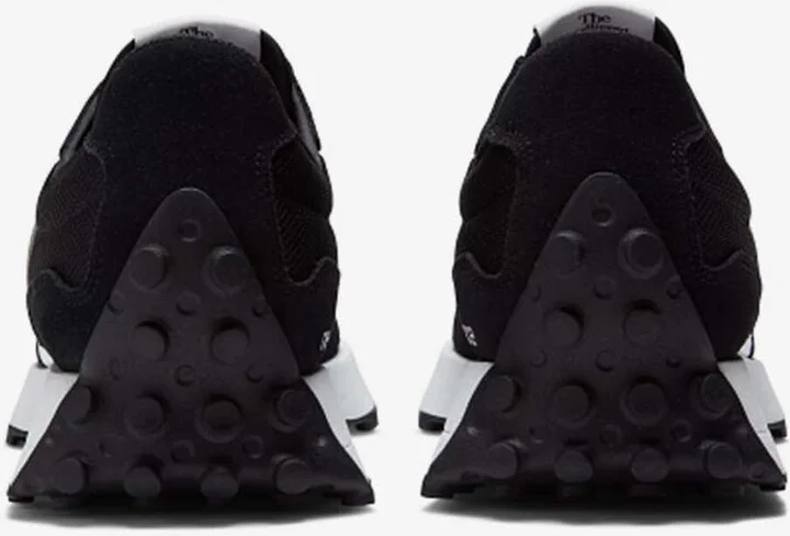 327 Low-Top Sneakers in Black with White - Image 2