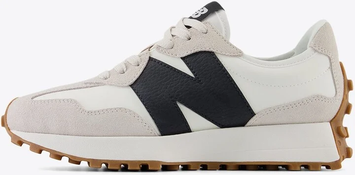 327 Low-Top Sneakers in Moonbeam with Black - Image 2