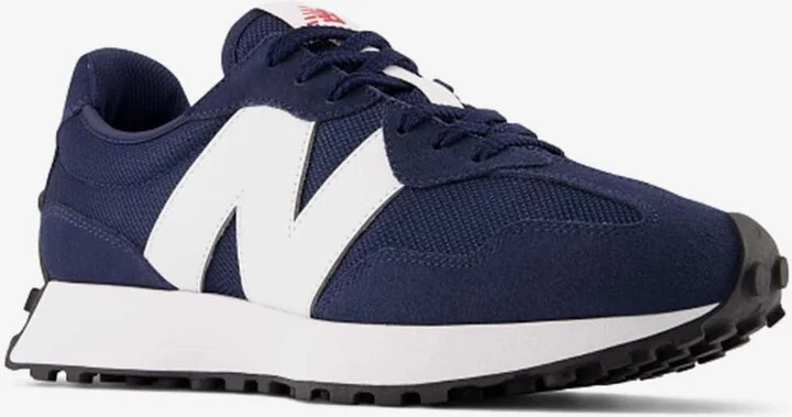 327 Low-Top Sneakers in Natural Indigo with White - Image 2