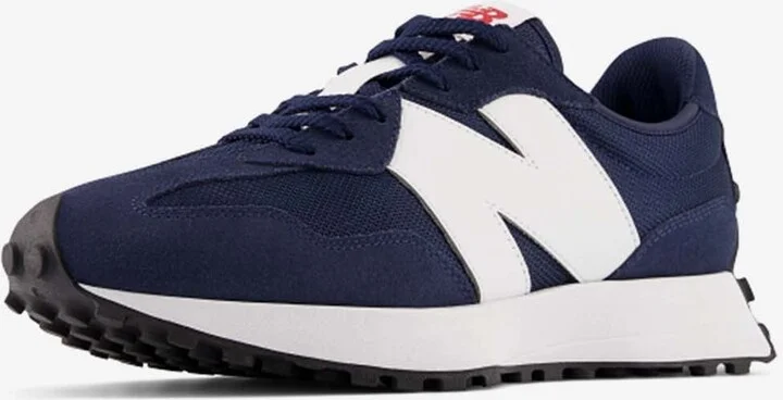 327 Low-Top Sneakers in Natural Indigo with White - Image 3