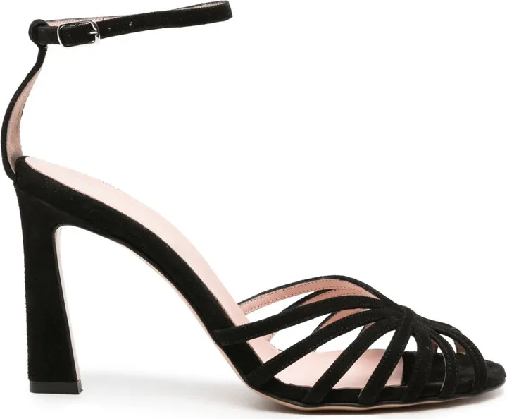 3386 100mm Suede Sandals