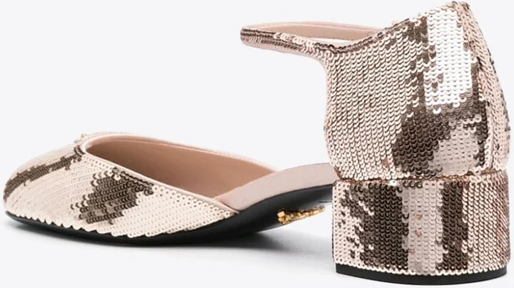 35 Logo Sequined Pumps - Image 2