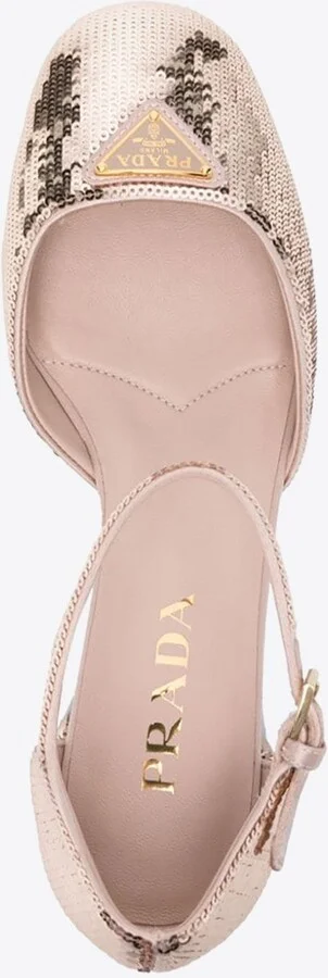 35 Logo Sequined Pumps - Image 3
