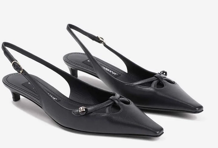 35 Pointed Leather Pumps - Image 2